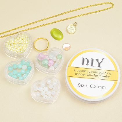 Браслет-цепочка в стиле феи с кольцом-2