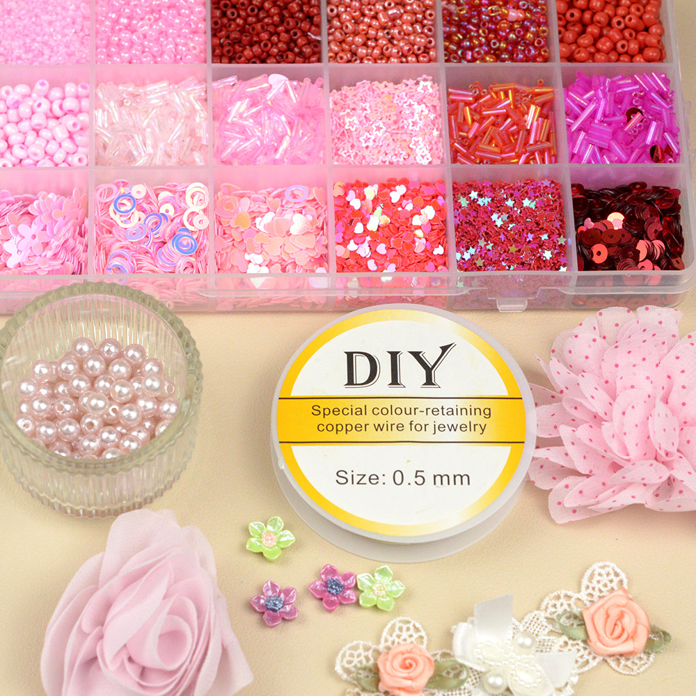 Розовая повязка на голову в стиле принцессы-2