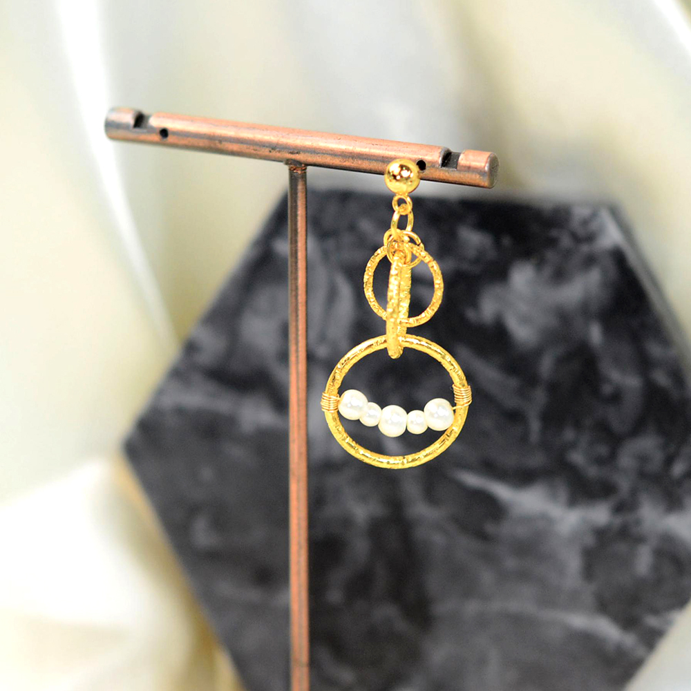 PandaHall Selected мастер-класс по серьгам с жемчугом-5