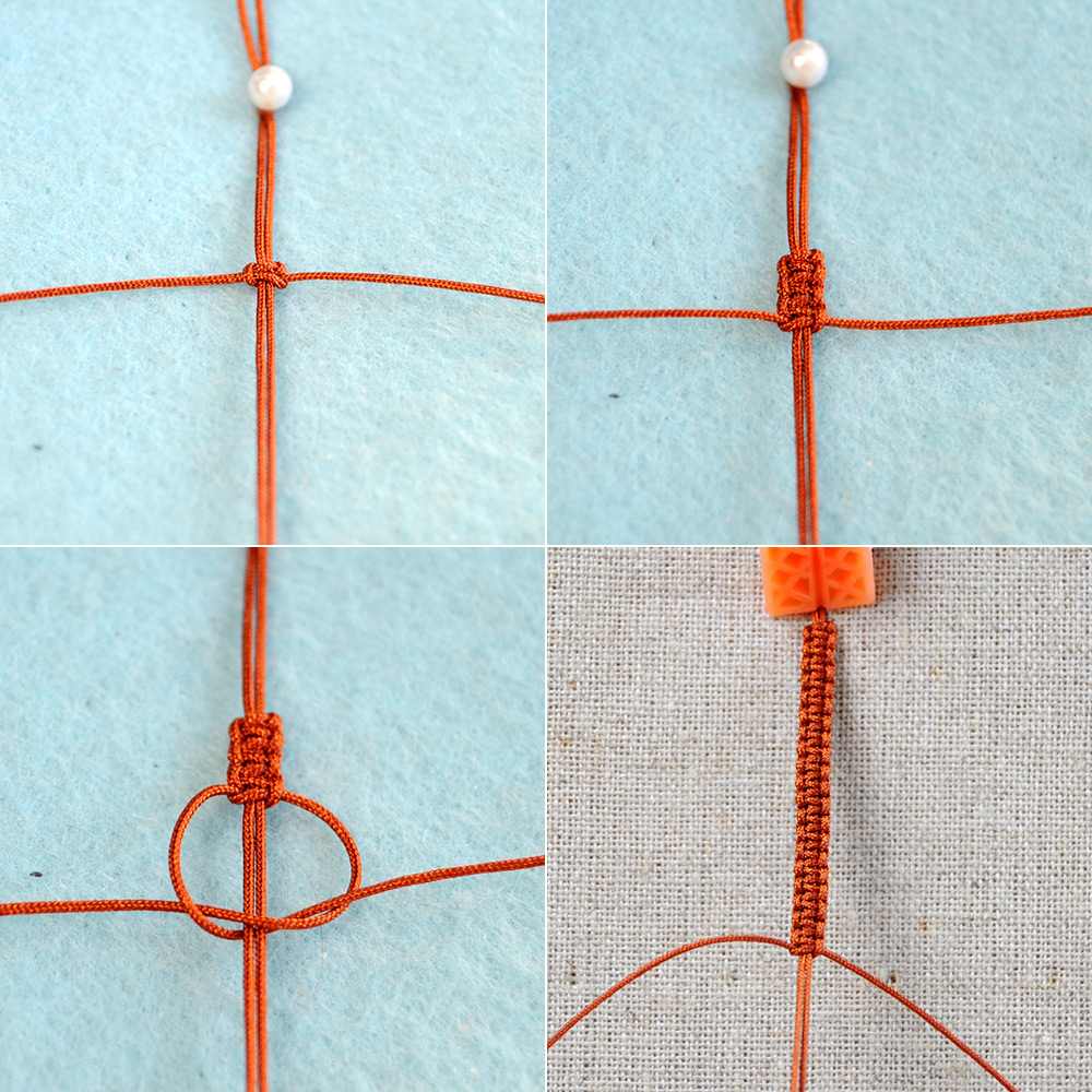 PandaHall Selected мастер-класс по плетению браслета из стеклянных бусин.-3