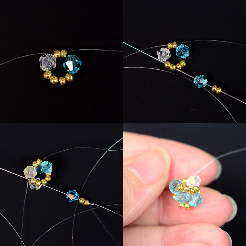 PandaHall Selected мастер-класс по изготовлению браслета из стеклянных бусин.-3