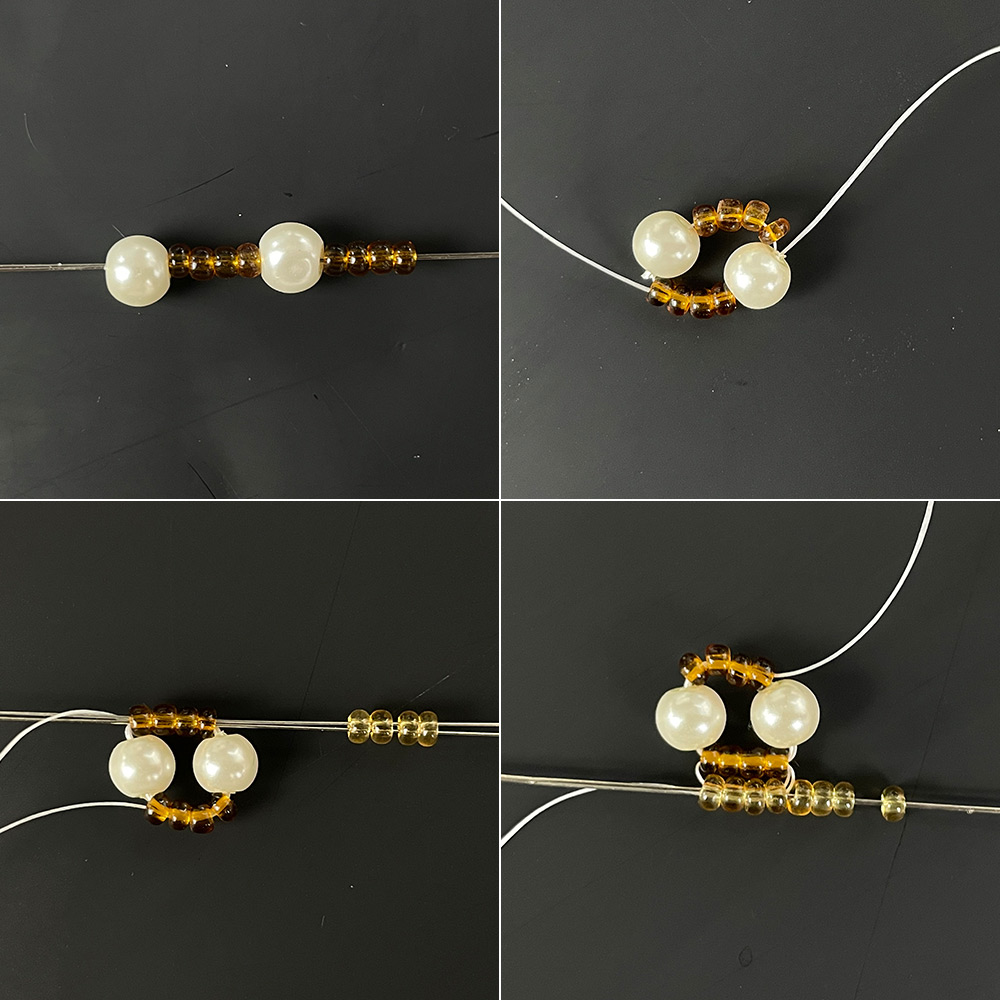 PandaHall Selected мастер-класс по изготовлению колье из бисера со стеклянными жемчужными бусинами-3