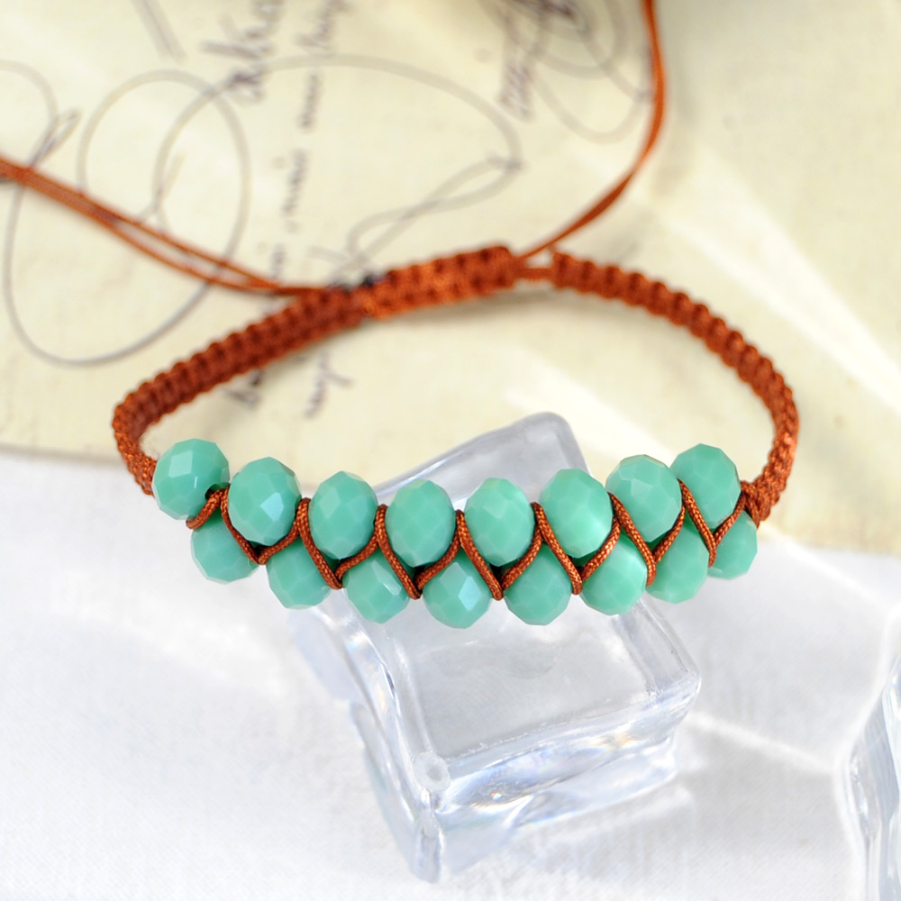 PandaHall Selected мастер-класс по плетению браслета из стеклянных бусин.-6