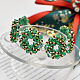 Christmas Wreath Beaded Bracelet-1