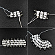 PandaHall Selected tutorial sul braccialetto ondulato con perline di vetro bianche e nere-4