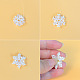 Beaded Snowflake Earrings-4