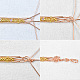 Idea pandahall su braccialetto avvolgente in filo metallico con perline miyuki-5