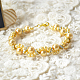 Bracelet de perles jaunes-1