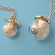 Crystal Glass Ball Pendant Necklace-5