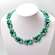 Magnifique collier de perles turquoise-4
