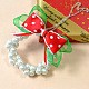 Ghirlanda di ornamenti natalizi con perle di perle-8
