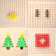 Sapin de Noël en perles Hama 3D-4