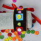 Bracelet large en feutre et boutons pour enfants-5
