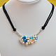 Cluster Beaded Pendant Necklace-1