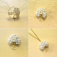 White Pearl Life of Tree Pendant Necklace-4