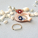 Pearl Bead Flower Rings-6