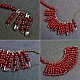 Red Pearl Bead Chain Necklace-4