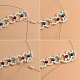 Bracelet de perles de rocaille blanches-4