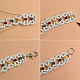 Bracelet de perles de rocaille blanches-5