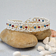 Bracelet de perles de rocaille blanches-6