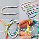 Bracelets de perles colorées multi brins-3