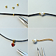 Pulseras de pareja de cordón de gamuza simple-3