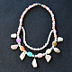 Collier de perles avec perles de pierres précieuses et perles de jade-6