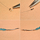 Crystal Glass Beaded Three-Strand Bracelet-3