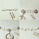 Tibetan Style Pearl Necklace & Hair Accessory-4