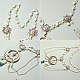 Tibetan Style Pearl Necklace & Hair Accessory-5