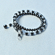 Cool Hematite and Glass Beads Bracelet-1