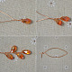 Wire Wrapped Leaf Earrings-3
