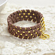 Wide Suede Cord Bangle-6