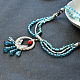 Türkis tibetanische hängende Halskette-7