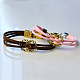 Couple Bracelets with Suede Cord-5