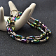 Tibetan Tube Beads and Oval Hematite Beads Bracelet-1