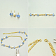 Drop Glass Beads Chain Necklace-3
