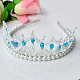 Corona de perlas de cristal-7