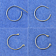 Glass Pearl Bead Hoop Earrings-3