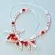 Bracelet de perles de verre toupie-4
