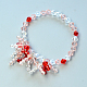 Bracelet de perles de verre toupie-5
