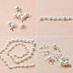 Collier chaîne de perles à trois rangs-3