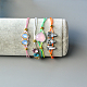 Bracelets simples en strass et fil de nylon-4
