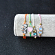 Bracelets simples en strass et fil de nylon-5