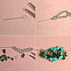 Bracelet de perles de pierres précieuses turquoise naturelles-4