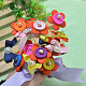Bouquet de boutons de fleurs colorées-1
