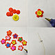Bouquet de boutons de fleurs colorées-3