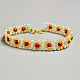 Pearl Bead Flower Bracelets-6