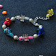 Star Acrylic Beads and Buttons Bracelet-1