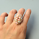 Pearl Beads Stitch Ring-6